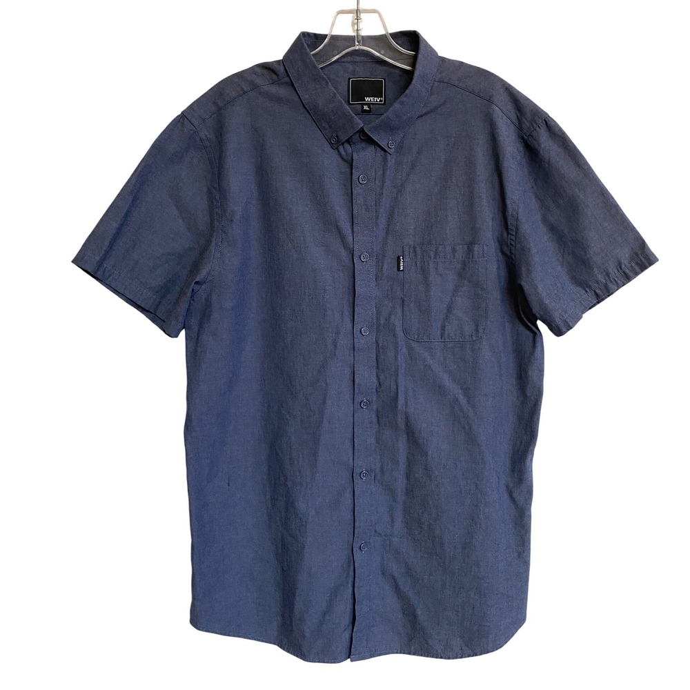 WEIV Signature Classic Single Pocket Button Front‎ Shirt XL